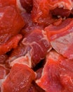 Raw Diced Beef Royalty Free Stock Photo