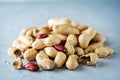 Raw dried fresh peanut nuts