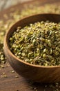 Raw Dried Green Greek Oregano Spice Royalty Free Stock Photo