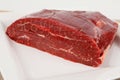 Raw dry aged flank steak Royalty Free Stock Photo