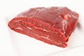 Raw dry aged flank steak Royalty Free Stock Photo