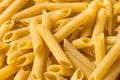 Raw Dry Mostaccioli Penne Lisce Pasta Royalty Free Stock Photo