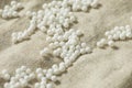 Raw Dry Tapioca Pearls Royalty Free Stock Photo