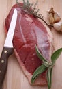 Raw duck breast Royalty Free Stock Photo