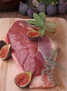 Raw duck breast Royalty Free Stock Photo