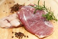 Raw duck breast Royalty Free Stock Photo