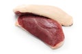 Raw duck breast Royalty Free Stock Photo