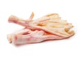 Raw duck feet