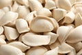 Raw dumplings as background, closeup. Home Royalty Free Stock Photo