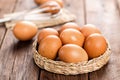 Raw eggs Royalty Free Stock Photo