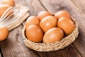 Raw eggs Royalty Free Stock Photo