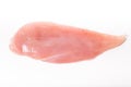 Raw fillet of chiken breast on a light background