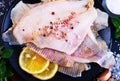 Raw fish Royalty Free Stock Photo