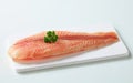 Raw fish fillet Royalty Free Stock Photo