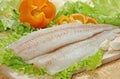 Raw fish fillet Royalty Free Stock Photo