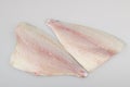 Raw fish fillet seabream