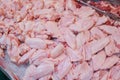 Raw fresh chicken meat and wing Royalty Free Stock Photo