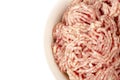 Raw fresh minced mixed meat. Studio Photo Royalty Free Stock Photo