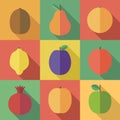 Raw Fruits Icons