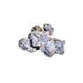 Raw Galena Crystal Healing Stone Royalty Free Stock Photo