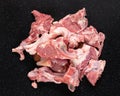 Raw Goat Meat Royalty Free Stock Photo