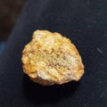 Raw gold rock mineral crystal mica