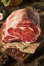 Raw Grass Fed Prime Rib Meat Royalty Free Stock Photo