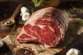 Raw Grass Fed Prime Rib Meat Royalty Free Stock Photo
