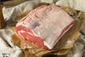 Raw Grassfed Boneless Rib Beef Roast