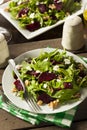 Raw Green Beet and Arugula Salad