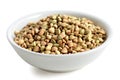 Raw green buckwheat