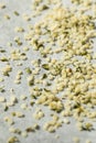 Raw Green Organic Hemp Seeds Royalty Free Stock Photo