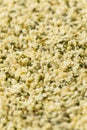 Raw Green Organic Hemp Seeds Royalty Free Stock Photo