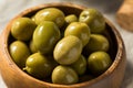 Raw Green Organic Olives