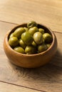 Raw Green Organic Olives