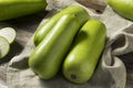 Raw Green Organic Opo Squash