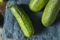 Raw Green Organic PIckle Cucumbers