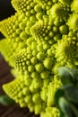 Raw Green Organic Romanesco Royalty Free Stock Photo