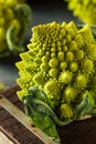 Raw Green Organic Romanesco Royalty Free Stock Photo