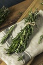 Raw Green Organic Rosemary Herbs