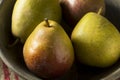 Raw Green Organic Seckel Pears