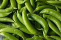 Raw Green Organic Sugar Snap Peas Royalty Free Stock Photo