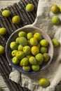 Raw Green Organic Ume Fruit Royalty Free Stock Photo