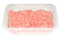 Raw Ground Pork Royalty Free Stock Photo