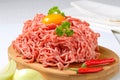 Raw ground pork Royalty Free Stock Photo