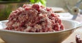 raw ground pork meat Royalty Free Stock Photo