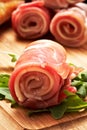 Raw ham Royalty Free Stock Photo