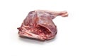 Raw haunch of venison Royalty Free Stock Photo