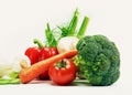 Raw healthy untreated genuine vegetables Royalty Free Stock Photo