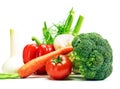 Raw healthy untreated genuine vegetables Royalty Free Stock Photo